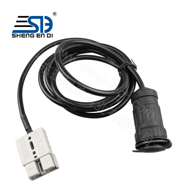 50A 安德森插頭轉汽車移動照明電源點煙器插孔 16AWG線束電纜.jpg 50A 安德森插頭轉汽車移動照明電源點煙器插孔 16AWG線束電纜.jpg